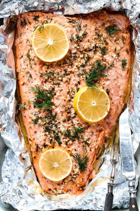 Baked Sockeye Salmon Recipe {Lemon Garlic Butter} - The Big Man's World