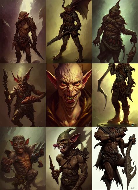 goblin, full body, savage, realistic, dnd character | Stable Diffusion