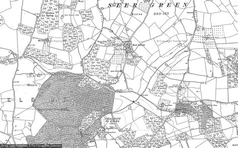 Old Maps of Seer Green, Buckinghamshire - Francis Frith