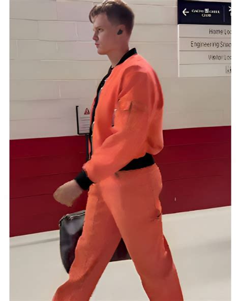 Joe Burrow Orange Track Suit | NFL | Levi's Stadium