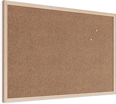 Amazon.com: U Brands Cork Bulletin Board, 23 x 35 Inches, Light Birch ...