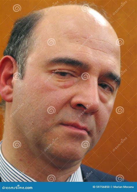 pierre moscovici editorial image image  meeting caucus