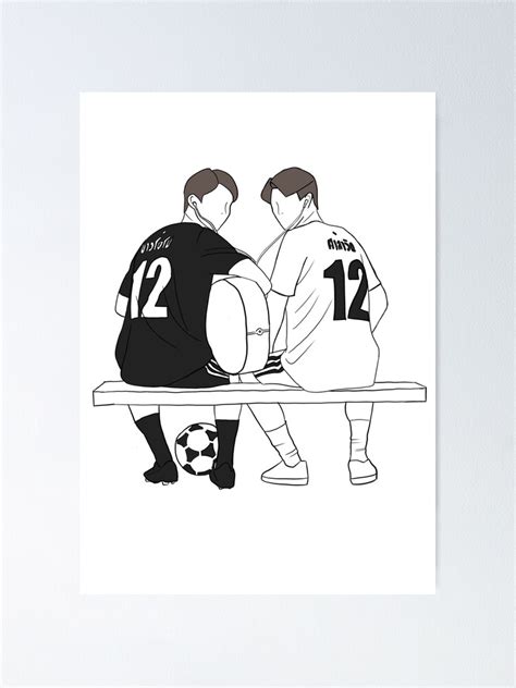 "Sarawat and Tine (2gether The Series Fan Sketch)" Poster for Sale by ...