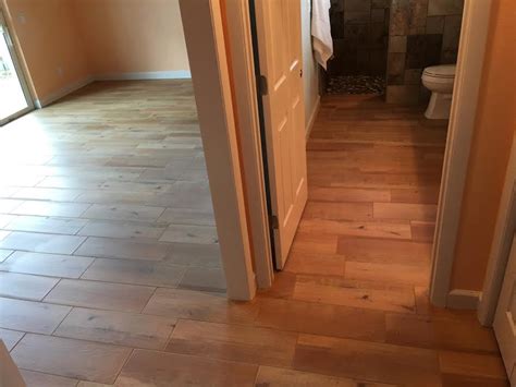 Wood Look Tile - Mann Tile Design Studio and Installation