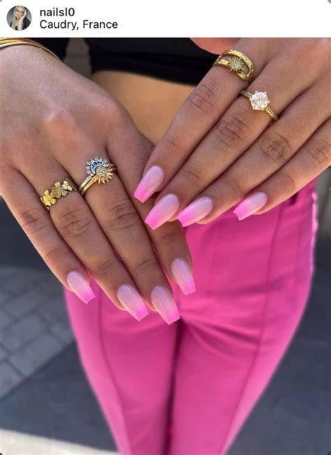 50 Alluring Pink Coffin Nail Designs for 2025 - NAILSPIRATION