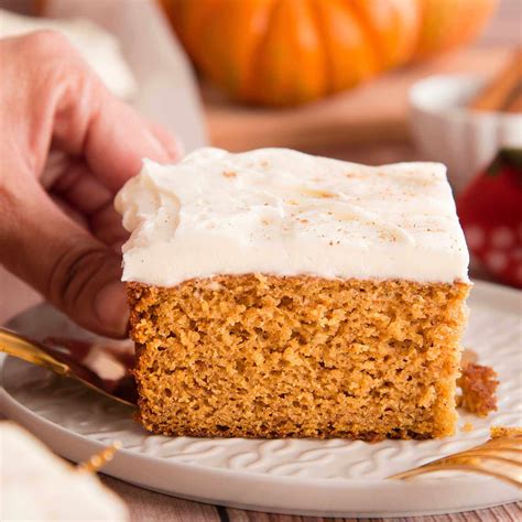 pumpkin cake  cream cheese frosting  mikayla raggatt blog