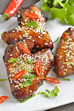 Маринованные медовые крылышки. | Chicken wings, Cooking, Recipes