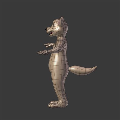 Wolf - Dog Mascot 3D Model $12 - .3ds .blend .dae .fbx .obj - Free3D
