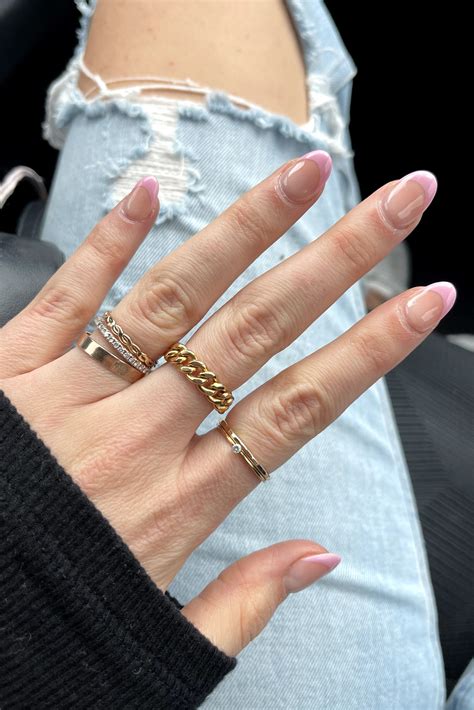 everyday ring stack  spruce   style hand jewelry rings