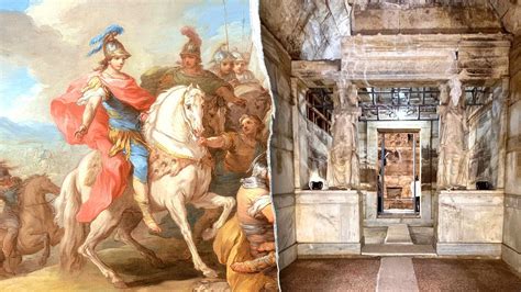 ancient tomb possibly tied  alexander  great unveiled  greece