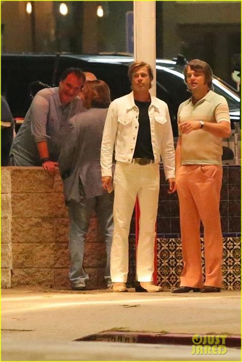Brad Pitt & Leonardo DiCaprio Are Back on Set Together: Photo 4161266 ...
