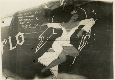 Nose art on B-25 Mitchell bomber in Europe between 1943 to 1945 | The ...