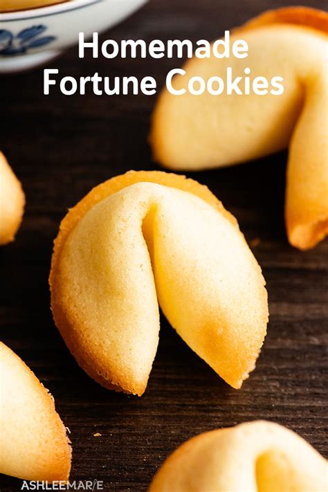 Homemade Fortune Cookie Recipe - Video Tutorial | Ashlee Marie - real ...