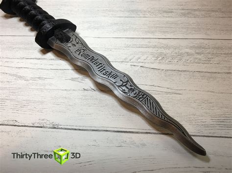 The Dark One Dagger Rumpelstiltskin 3D Printed Unofficial | Etsy