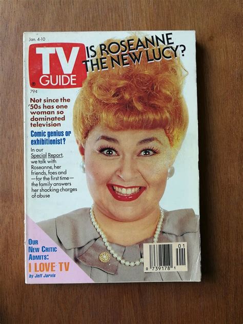 TV Guide January 4-10, 1992 Issue #2023 - Roseanne Barr - Best & Worst