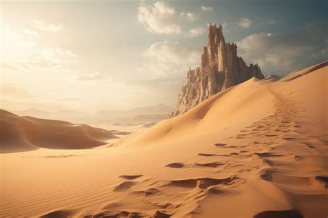 Sand landscape outdoors desert. AI | Premium Photo - rawpixel