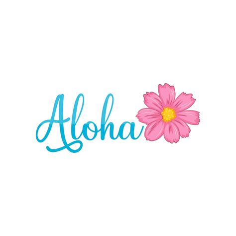 Premium Vector | Aloha logo design