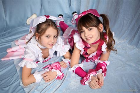 The Big ImageBoard (TBIB) - 2girls blonde hair brown hair child cosplay ...