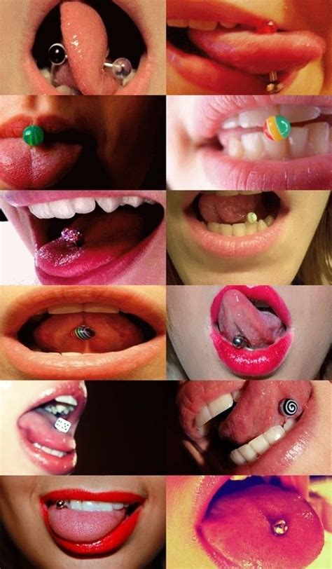 Tongue Piercings Chart | Example Calendar Printable