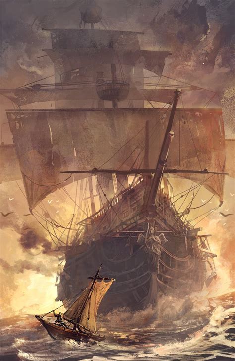 Medieval Ship Art - Taehoon Kang