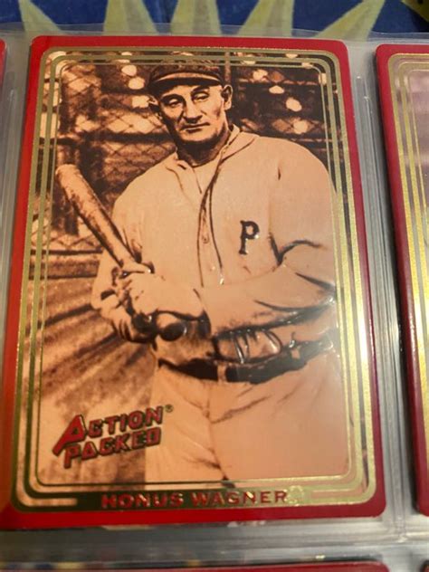 Mavin | Honus Wagner action packed baseball card