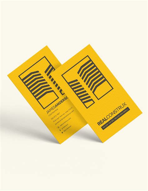 Die Cut Business Card Template in Illustrator, Publisher, Word, Pages ...