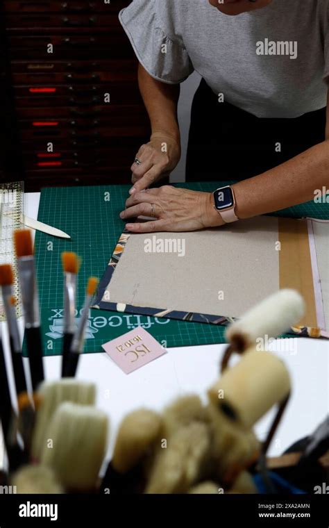 artist  studio working  res stock photography  images alamy