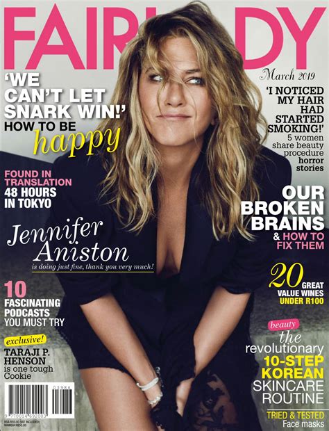 JENNIFER ANISTON in Fairlady Magazine, March 2019 – HawtCelebs