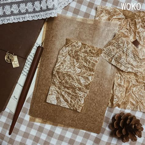 WOKO 60 шт. высокое качество восковой бумаги Ретро практическая ...