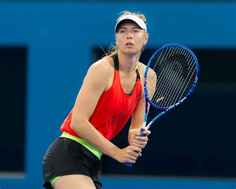 Maria Sharapova – Training – Brisbane Australia – GotCeleb