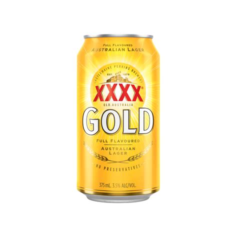 XXXX Gold Cans 375ml – Boozeit.com.au