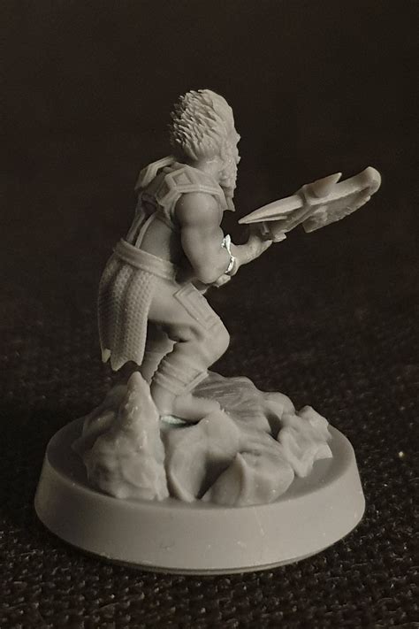 Gnome Barbarian Miniature for Tabletop Rpgsdungeons and - Etsy