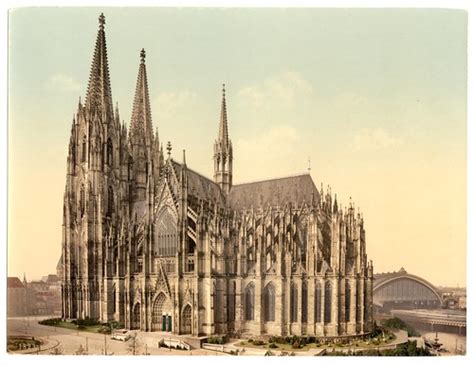 The cathedral, side, Cologne, the Rhine, Germany-LCCN20027… | Flickr