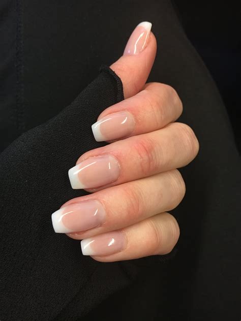 Classic french manicure | Nails, Gel nails, Ombre acrylic nails
