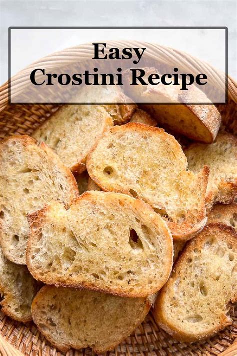 How To Make Crostini From A Baguette (Easy Appetizer) - Seanna's Kitchen