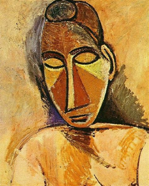 1907 Buste de femme2 (картина) — Пабло Пикассо (1881-1973) Период: 1889 ...