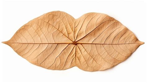 premium ai image dry leaf elevation top view