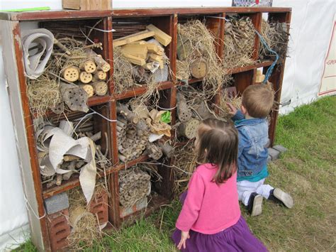 Mini-beast Hotel From the outdoor classroom at Bloom 2013