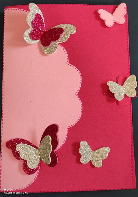 Capa de borboletas | Hearts paper crafts, Handmade envelopes, Book art diy