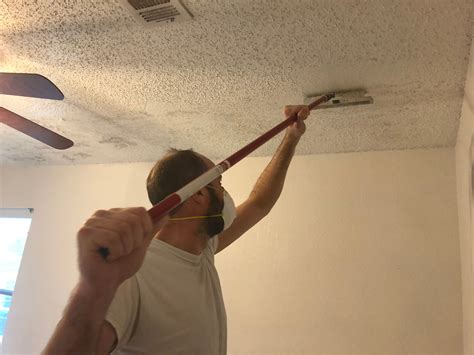 Four Things We Learned DIY-ing our Popcorn Ceiling Removal