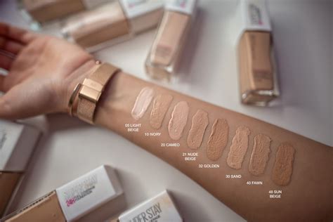 Maybelline Superstay Foundation Shades - Homecare24