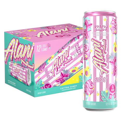 Alani Nu - Energy Drink - Cotton Candy - 12oz. (12 Cans) | GNC