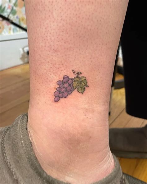 A Visual Feast of 20+ Grape Tattoo Inspirations - WomenSew