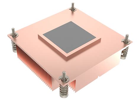 Intel Xeon Processor E5 Family Fclga2011 Copper Cpu Cooler For 1u ...