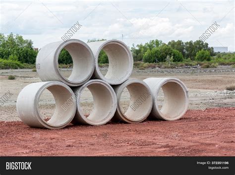 Concrete Drainage Pipe Image & Photo (Free Trial) | Bigstock