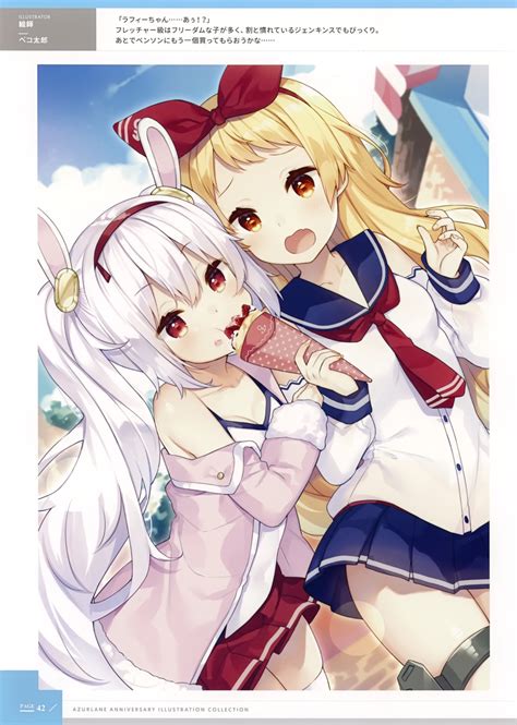 bekotarou azur lane jenkins azur lane laffey azur lane animal ears