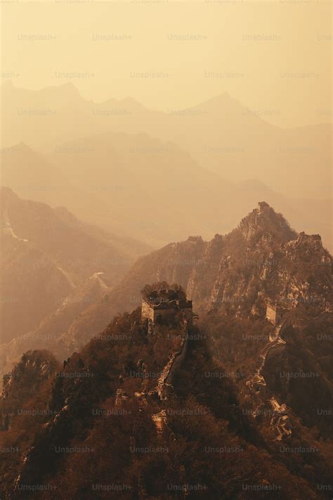 A view of the great wall of china photo – Great wall of china, china ...