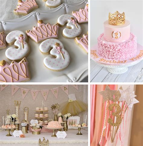 3rd Birthday Party For Girls, Pink Party Theme, Golden Birthday Parties ...