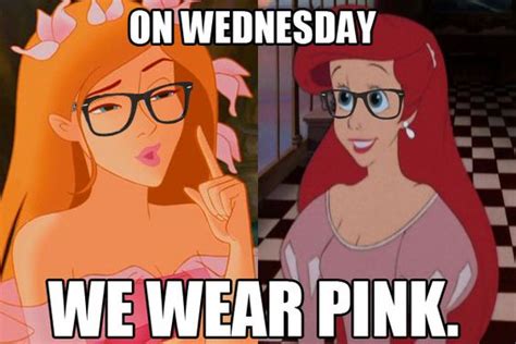On Wednesday we wear pink -- Disney Memes :: Wednesday :: MyNiceProfile.com
