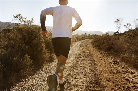 running outside
